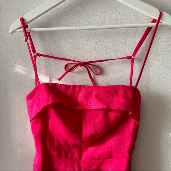 Reformation Lambert Linen Dress - Picture 4 of 7